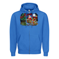 True Royal heaux heaux heaux christmas louisiana swamp Zipper Hoodie - FaDigitalArtStudio