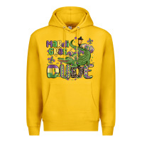 Lemon mardi gras dude alligator Premium Hoodie - MaliasSmallBusiness