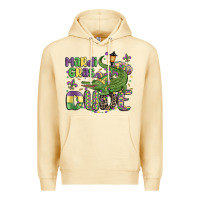 Pina Colada mardi gras dude alligator Premium Hoodie - MaliasSmallBusiness