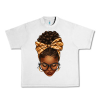 Lunar Rock plaid bandana afro woman Urban Heavy Tee - texasbilliewilder