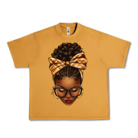 Peanut Butter plaid bandana afro woman Urban Heavy Tee - texasbilliewilder