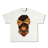 Pistachio plaid bandana afro woman Urban Heavy Tee - texasbilliewilder