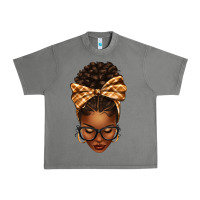 Tornado plaid bandana afro woman Urban Heavy Tee - texasbilliewilder