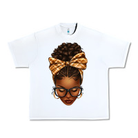 White plaid bandana afro woman Urban Heavy Tee - texasbilliewilder