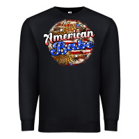 Black american babe Premium Sweatshirt - JahusDesignShop