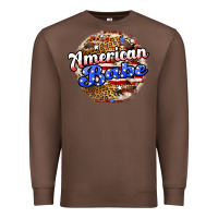 Chestnut american babe Premium Sweatshirt - JahusDesignShop
