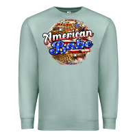Seafoam american babe Premium Sweatshirt - JahusDesignShop