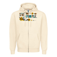 Sandshell ew people with cross Zipper Hoodie - HRA Design Shop