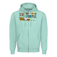 Seafoam ew people with cross Zipper Hoodie - HRA Design Shop