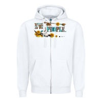 White ew people with cross Zipper Hoodie - HRA Design Shop