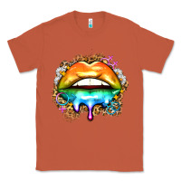 Copper rainbow lips Classic Tee - Zillion Design Studio