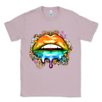 Lilac rainbow lips Classic Tee - Zillion Design Studio