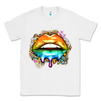 White rainbow lips Classic Tee - Zillion Design Studio