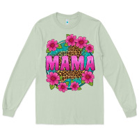 Matcha mama leopard background Long Sleeve Tee - texasbilliewilder
