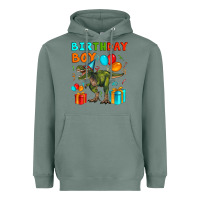 Birthday Boy T Rex Heavyweight Hoodie | Teevron