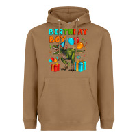 Toasted Coconut birthday boy t rex Heavyweight Hoodie - Artiststas