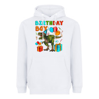 White birthday boy t rex Heavyweight Hoodie - Artiststas