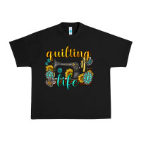 Black quilting life western Urban Heavy Tee - texasbilliewilder