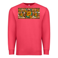 Cardinal sunflower gemstone leopard cowhide horseshoe license plate Premium Sweatshirt - Artiststas