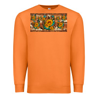 Carrot sunflower gemstone leopard cowhide horseshoe license plate Premium Sweatshirt - Artiststas