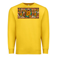 Lemon sunflower gemstone leopard cowhide horseshoe license plate Premium Sweatshirt - Artiststas