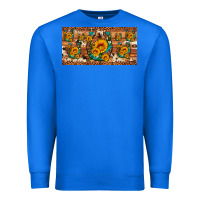 True Royal sunflower gemstone leopard cowhide horseshoe license plate Premium Sweatshirt - Artiststas