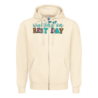 Sandshell waiting on rest day Zipper Hoodie - HRA Design Shop