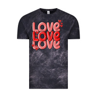 Cloud Black love valentines day Vintage Tee - MaliasSmallBusiness