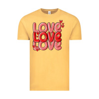 Vintage Mustard love valentines day Vintage Tee - MaliasSmallBusiness