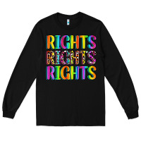 Black rights rights rights (pride) Long Sleeve Tee - Zillion Design Studio