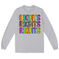 Moon Dust rights rights rights (pride) Long Sleeve Tee - Zillion Design Studio