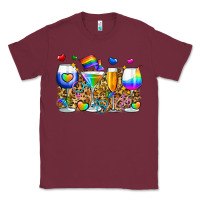 Burgundy pride wine cups Classic Tee - Zillion Design Studio