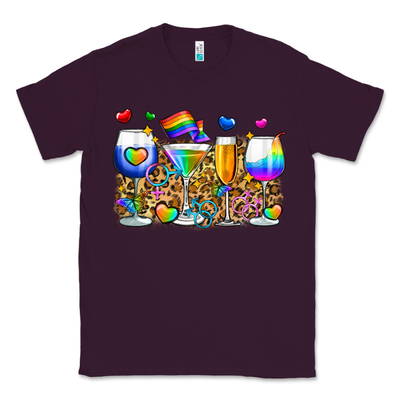 Pride Wine Cups Classic Tee by Zillion Design Studio | Teevron
