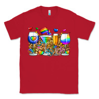 Red pride wine cups Classic Tee - Zillion Design Studio