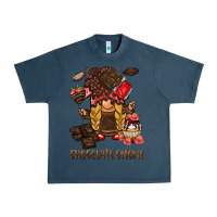 Midnight Navy chocolate gnome Urban Heavy Tee - BarkalooDesign