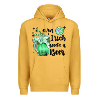 Mustard even ırısh needs a beer Premium Hoodie - MaliasSmallBusiness