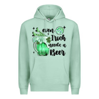 Seafoam even ırısh needs a beer Premium Hoodie - MaliasSmallBusiness