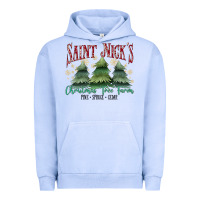 Pigment Grape Ice Saint Nick's Christmas Tree Farm Urban Hoodie - MaliasSmallBusiness