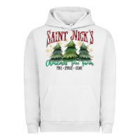 Pigment Lunar Rock Saint Nick's Christmas Tree Farm Urban Hoodie - MaliasSmallBusiness