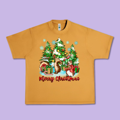 Urban Heavy Tee merry christmas rabbits