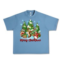 Pebble Blue merry christmas rabbits Urban Heavy Tee - Zillion Design Studio