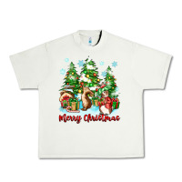Pistachio merry christmas rabbits Urban Heavy Tee - Zillion Design Studio