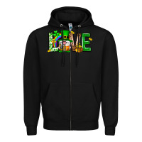 Black Love st. patricks day Zipper Hoodie - Neo Western