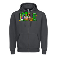 Smoke Love st. patricks day Zipper Hoodie - Neo Western