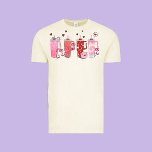 Obsessive Cup Disorder Valentines Day Vintage Tee Designed By Maliassmallbusiness