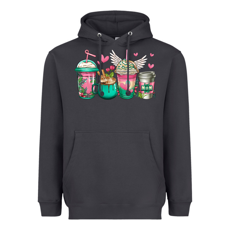 Best Mom Ever Mothers Day Coffee Cups Heavyweight Hoodie by Jasminsmagicworld | Teevron