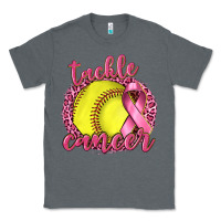 Charcoal Heather Tackle Cancer Softball Classic Tee - texasbilliewilder