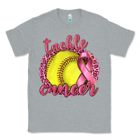 Heather Grey Tackle Cancer Softball Classic Tee - texasbilliewilder
