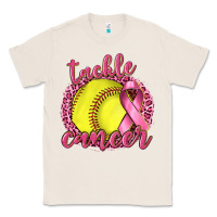Natural Tackle Cancer Softball Classic Tee - texasbilliewilder