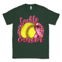 Sports Green Tackle Cancer Softball Classic Tee - texasbilliewilder